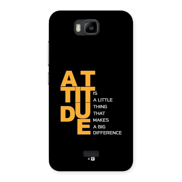 Attitude Difference Back Case for Honor Bee