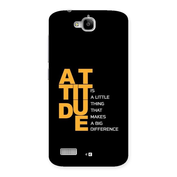Attitude Difference Back Case for Honor Holly
