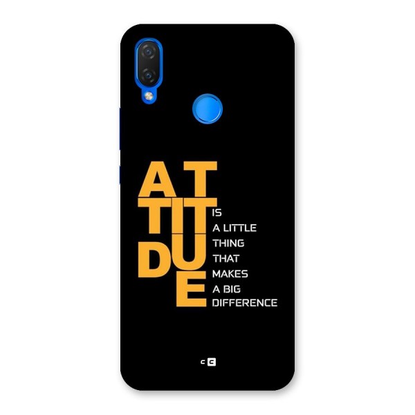 Attitude Difference Back Case for Huawei P Smart Plus