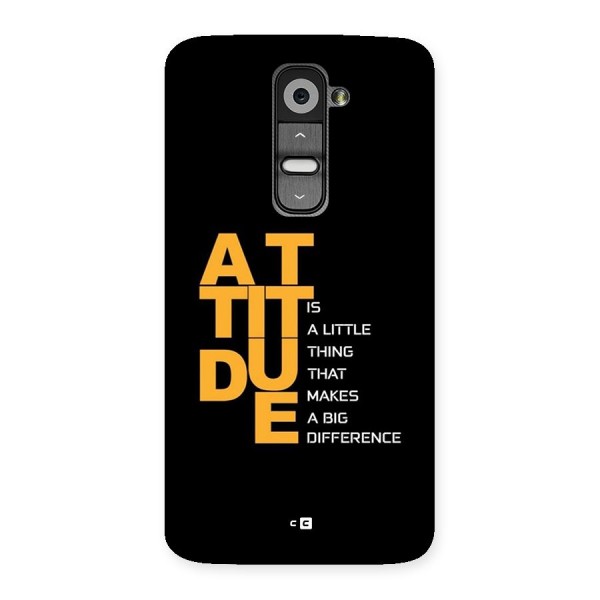 Attitude Difference Back Case for LG G2