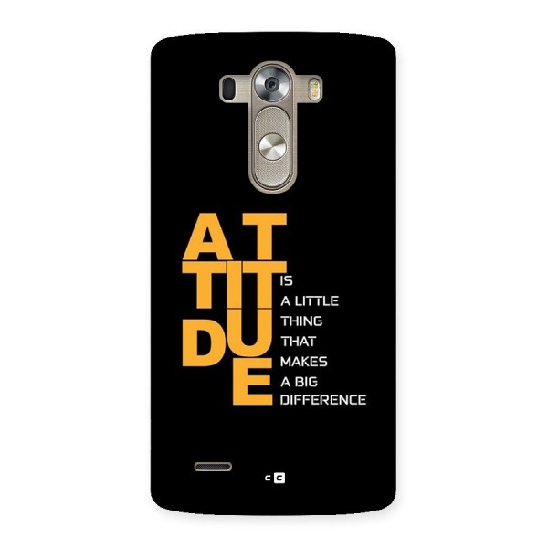 Attitude Difference Back Case for LG G3