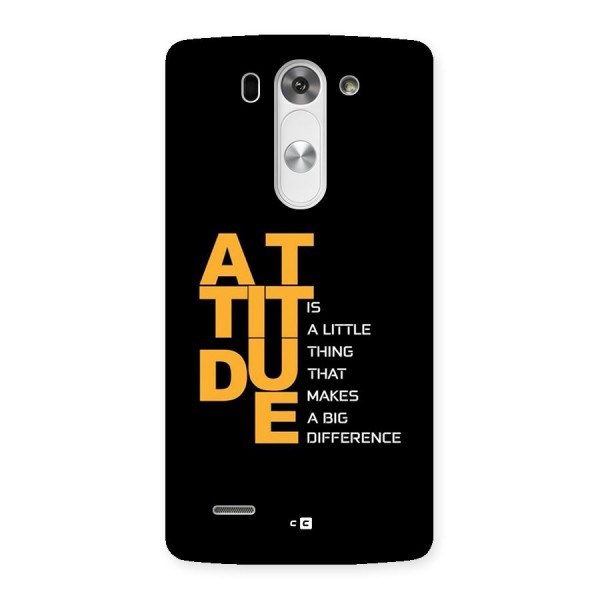Attitude Difference Back Case for LG G3 Beat