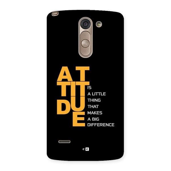 Attitude Difference Back Case for LG G3 Stylus