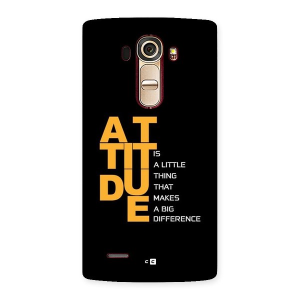 Attitude Difference Back Case for LG G4