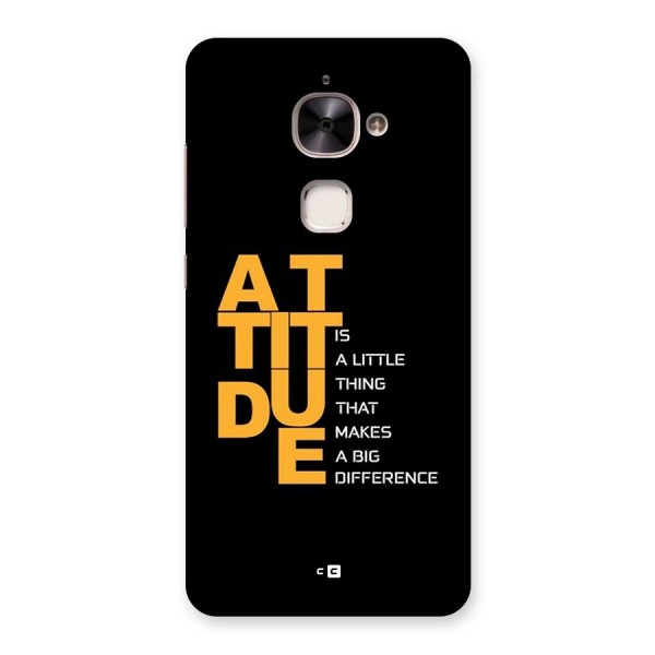 Attitude Difference Back Case for Le 2