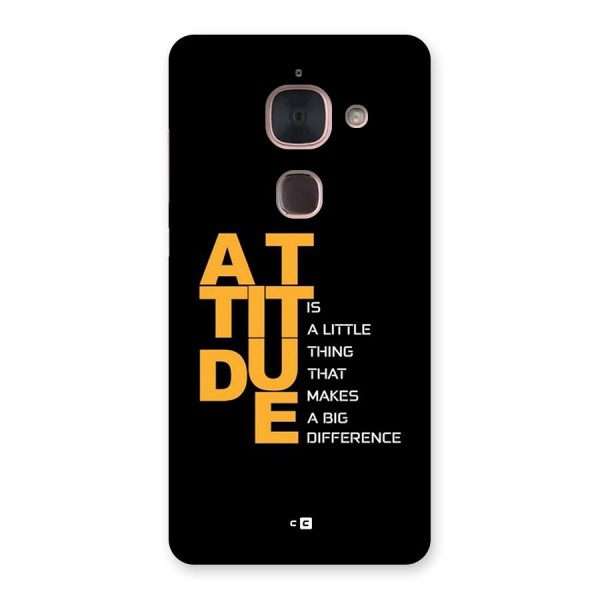 Attitude Difference Back Case for Le Max 2