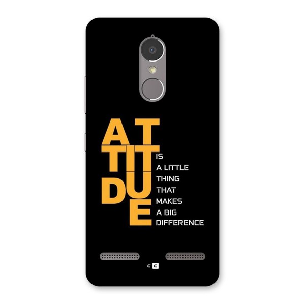 Attitude Difference Back Case for Lenovo K6