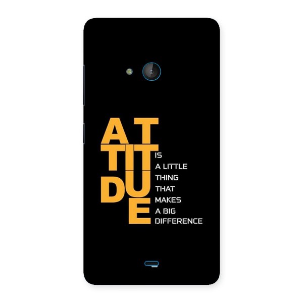 Attitude Difference Back Case for Lumia 540