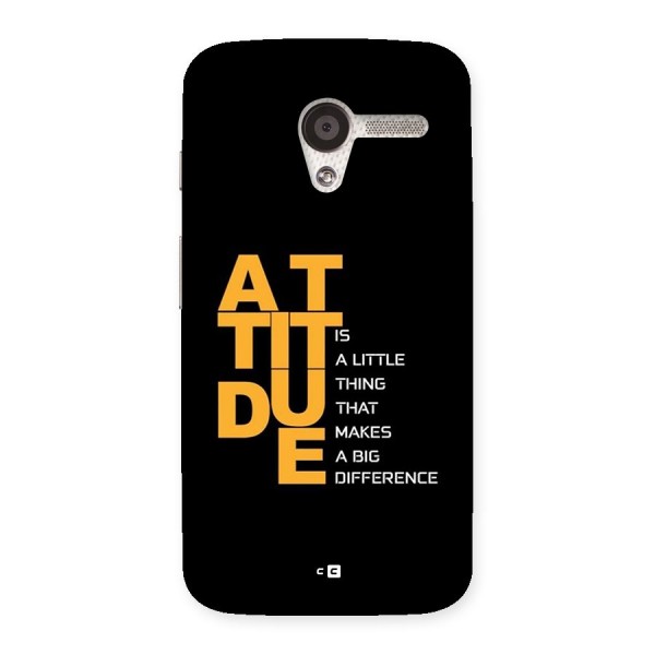 Attitude Difference Back Case for Moto X