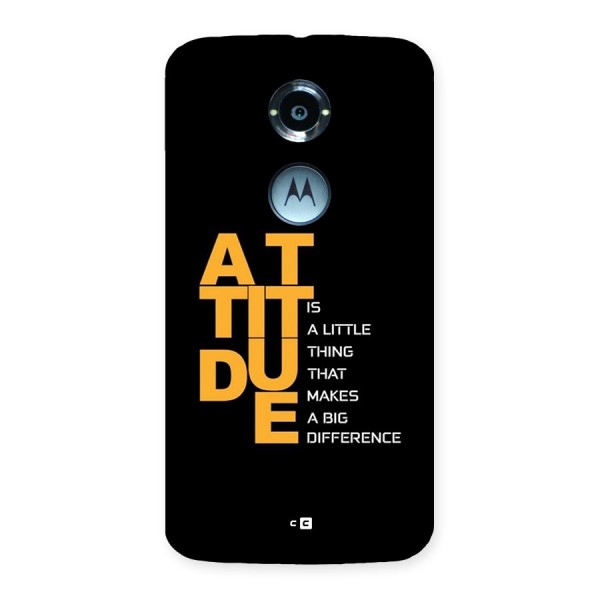 Attitude Difference Back Case for Moto X2