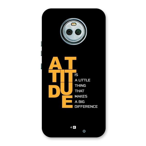 Attitude Difference Back Case for Moto X4