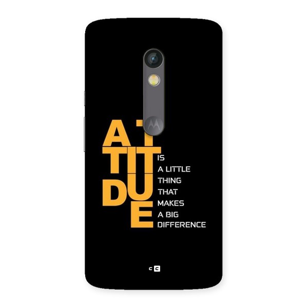 Attitude Difference Back Case for Moto X Play