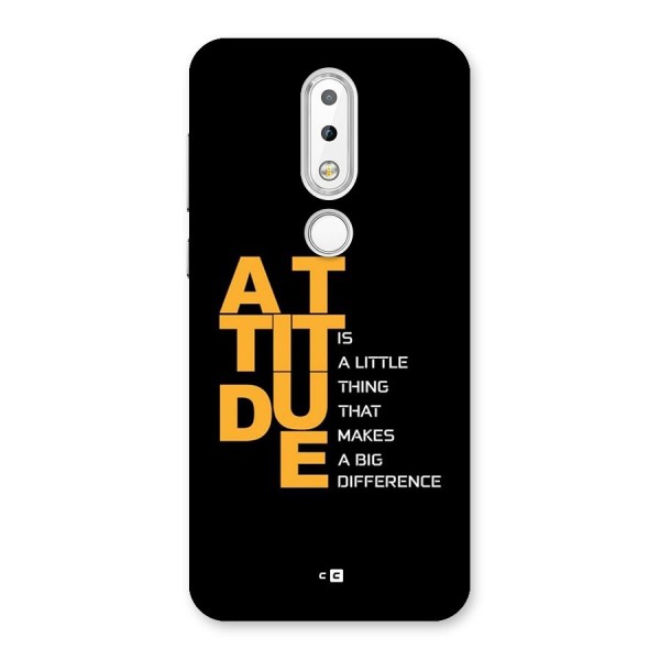 Attitude Difference Back Case for Nokia 6.1 Plus