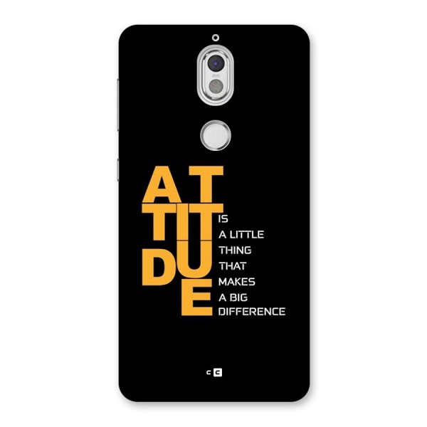 Attitude Difference Back Case for Nokia 7