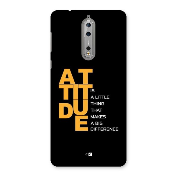 Attitude Difference Back Case for Nokia 8