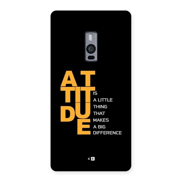 Attitude Difference Back Case for OnePlus 2