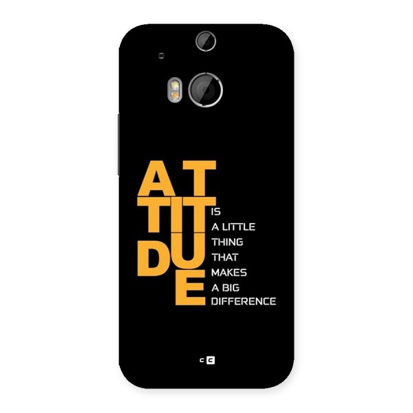 Attitude Difference Back Case for One M8