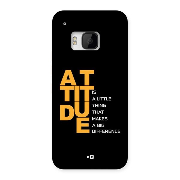 Attitude Difference Back Case for One M9