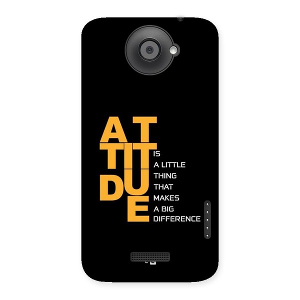 Attitude Difference Back Case for One X