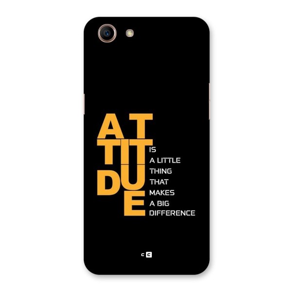 Attitude Difference Back Case for Oppo A83 (2018)