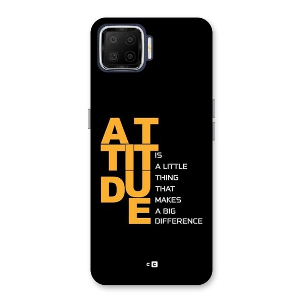 Attitude Difference Back Case for Oppo F17