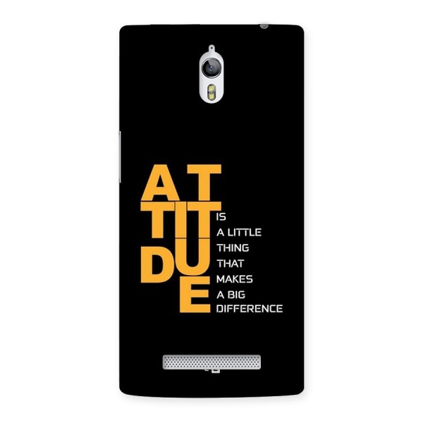 Attitude Difference Back Case for Oppo Find 7