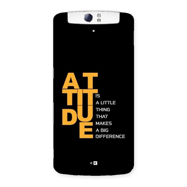 Attitude Difference Back Case for Oppo N1