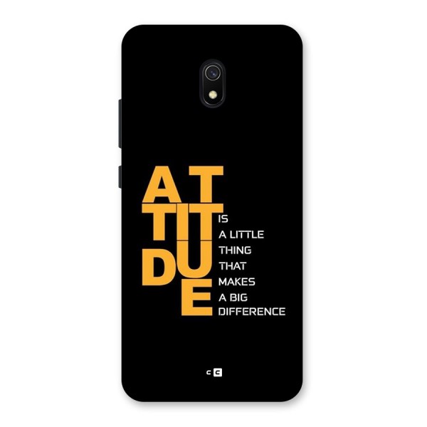 Attitude Difference Back Case for Redmi 8A