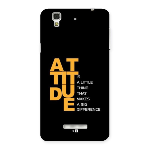 Attitude Difference Back Case for Yureka