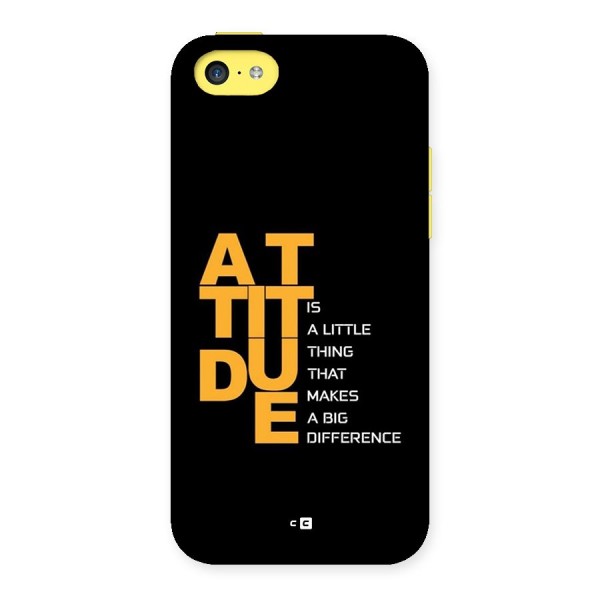 Attitude Difference Back Case for iPhone 5C