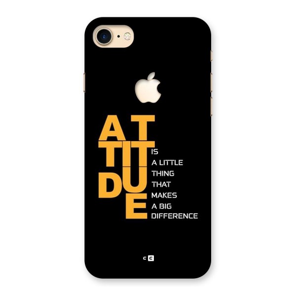 Attitude Difference Back Case for iPhone 7 Apple Cut