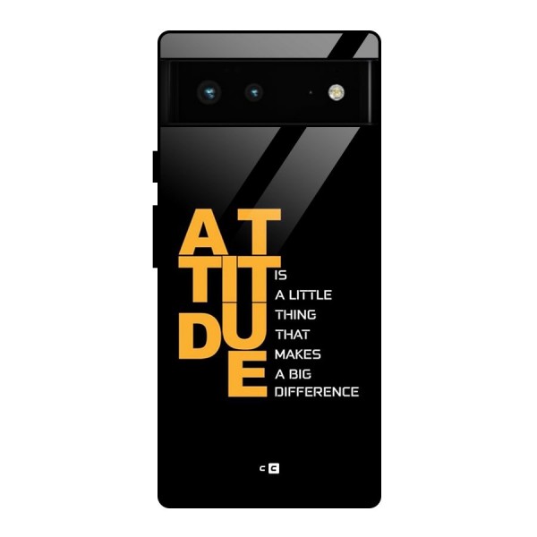 Attitude Difference Glass Back Case for Google Pixel 6