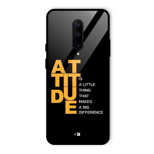 Attitude Difference Glass Back Case for OnePlus 7 Pro