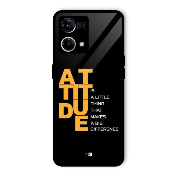 Attitude Difference Glass Back Case for Oppo F21 Pro 5G