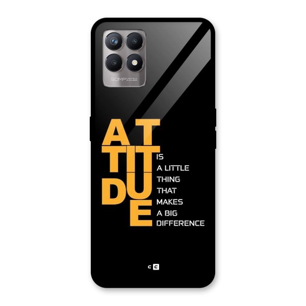 Attitude Difference Glass Back Case for Realme 8i