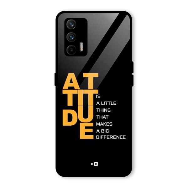 Attitude Difference Glass Back Case for Realme X7 Max