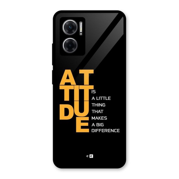 Attitude Difference Glass Back Case for Redmi 11 Prime 5G