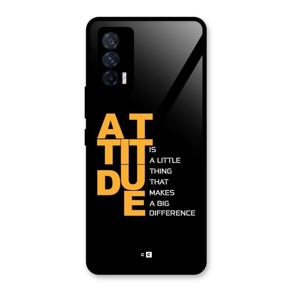 Attitude Difference Glass Back Case for Vivo iQOO 7 5G