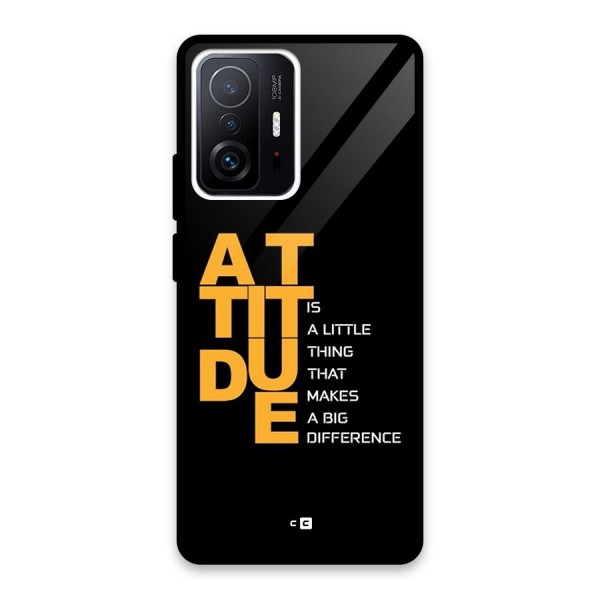 Attitude Difference Glass Back Case for Xiaomi 11T Pro