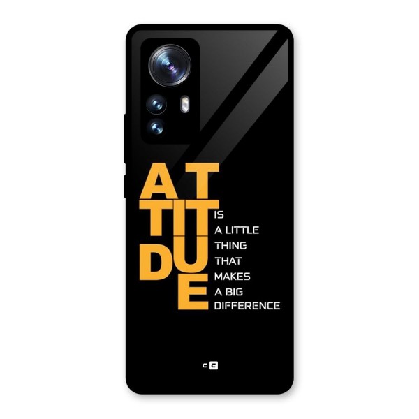 Attitude Difference Glass Back Case for Xiaomi 12 Pro