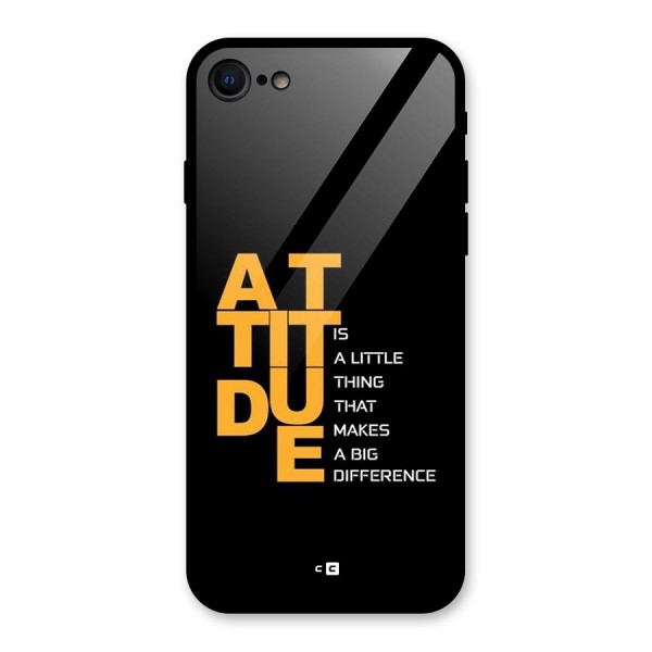 Attitude Difference Glass Back Case for iPhone 7