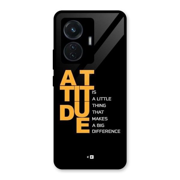 Attitude Difference Glass Back Case for iQOO Z6 44W