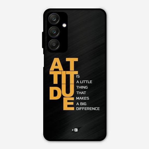 Attitude Difference Metal Back Case for Galaxy A25 5G