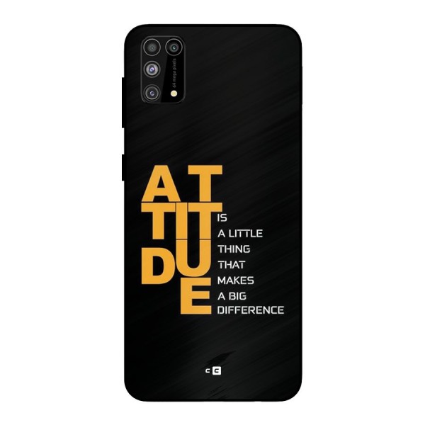 Attitude Difference Metal Back Case for Galaxy F41
