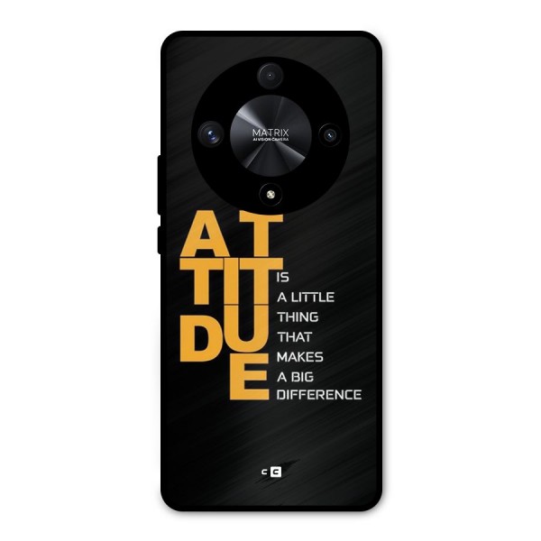 Attitude Difference Metal Back Case for Honor X9b