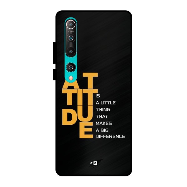 Attitude Difference Metal Back Case for Mi 10