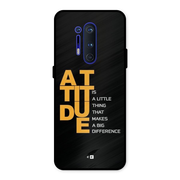 Attitude Difference Metal Back Case for OnePlus 8 Pro
