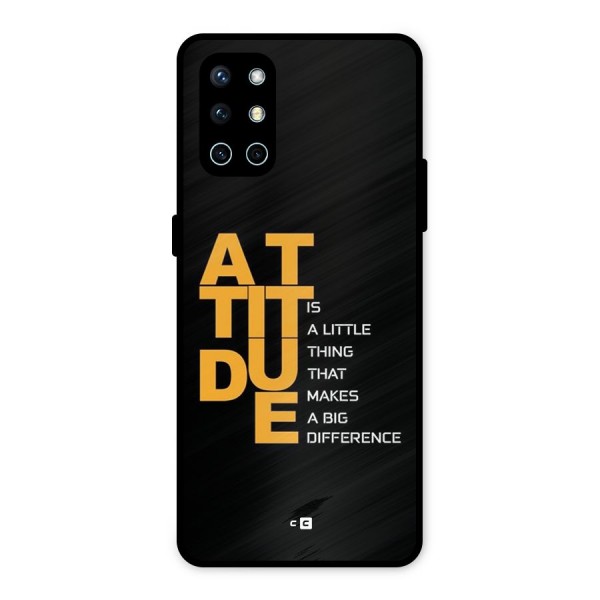 Attitude Difference Metal Back Case for OnePlus 9R