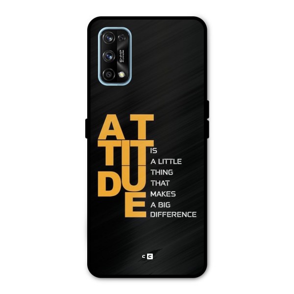 Attitude Difference Metal Back Case for Realme 7 Pro