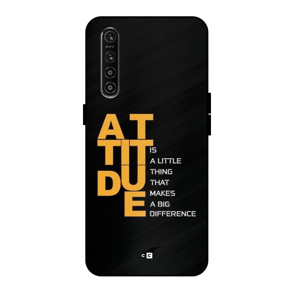 Attitude Difference Metal Back Case for Realme XT